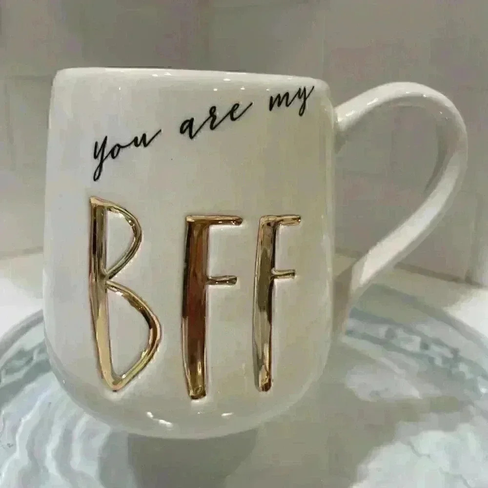 Our Name Is Mud "BFF Etched Mug" Mug